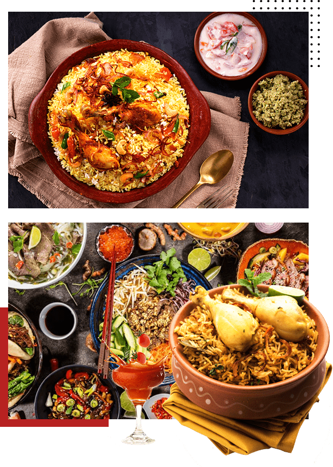 Indulge in the exquisite flavors of our signature basmathi biryani-a culinary masterpiece that tantalizes the taste buds with everybite.